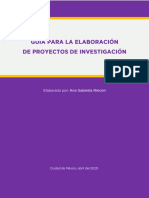 Guía para La Elaboración de Protocolo