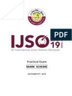 IJSO_2019_PRACTICAL_Marking_Scheme