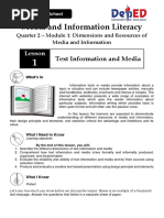 Mil 12 - Q2 Module3 PEOPLE AND MEDIA | PDF | Mass Media | Journalism