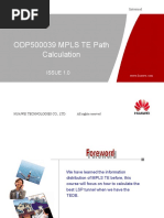 15.2 MPLS TE Path Calculation