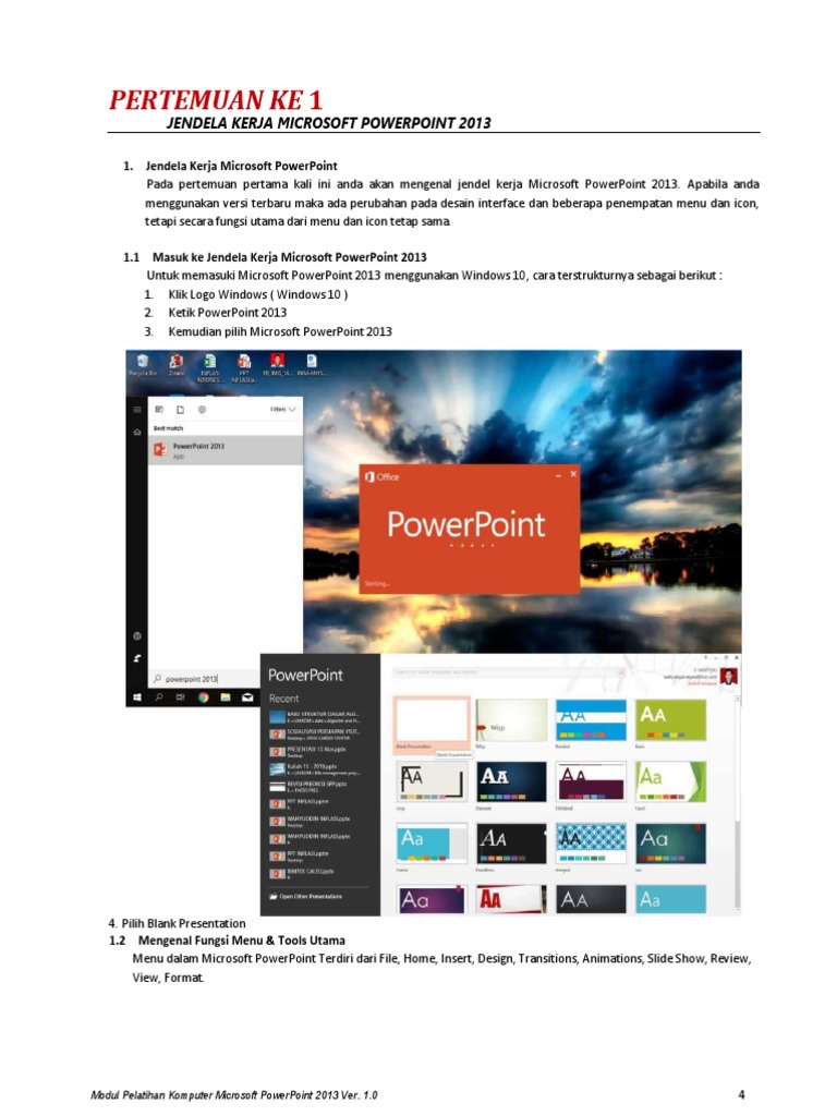 Modul Pelatihan Komputer Microsoft Power | PDF