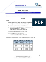 Cálculo de Flujo de Medidor Parshall