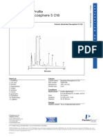 Xanthines: Human Serum Profile On Brownlee Pecosphere 5 C18