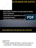 Seguridad en Base de Datos