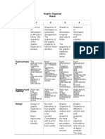 Graphic Organizer Rubric 1 2 3 4 Organization