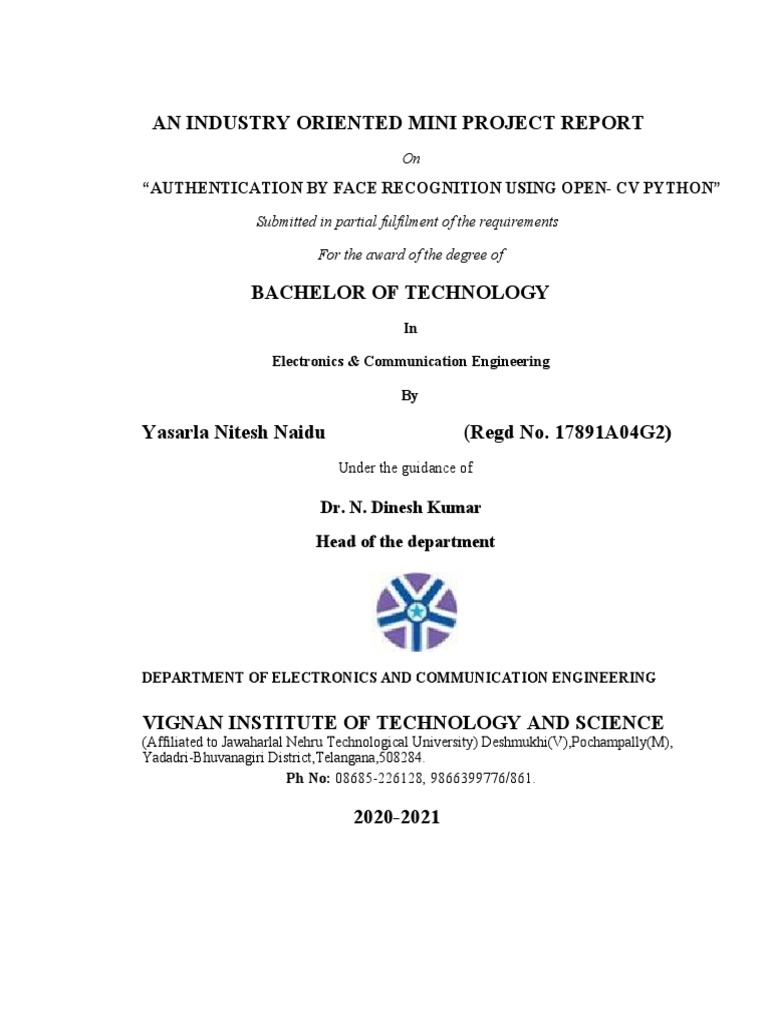 An Industry Oriented Mini Project Report: 