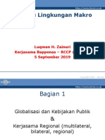 Analisis Lingkungan Makro: Luqman H. Zainuri Kerjasama Bappenas - RCCP (FIA-UB) 5 September 2019
