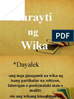 Barayti NG Wika