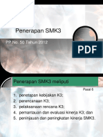 1. Penerapan SMK3 PP 50 Tahun 2012