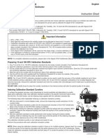 Calibration Standards Kit: Instruction Sheet
