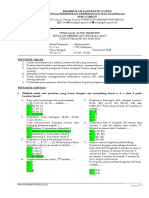 Draf Soal Pas 1 KL 8 TP (18-19)