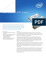 Ethernet SFP Optics Brief