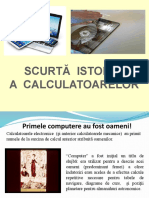 Istoria Calculatoarelor