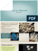 What are the basic properties of minerals
