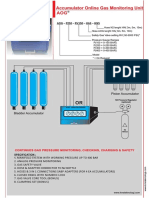 Accumulator Online Gas Monitoring Unit AOG: AOG - P250 - RV150 - HA3 - HN5