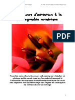 Cours Dintiation La Photographie Numrique