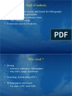 Goal of Endnote: - Insert A Citation Into A Grant, and Format The Bibliography According To NIH Requirements