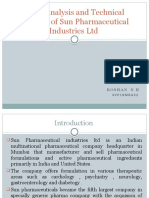 Ratio Analysis and Technical Analysis of Sun Pharmaceutical