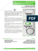 EE300Ex-xT: Temperature Transmitter For Intrinsically Safe Applications