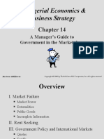 Managerial Economics & Business Strategy: A Manager's Guide To Government in The Marketplace