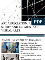 Art Apreciation Art Study and Elements of Visual Arts