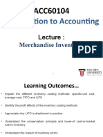 Lec9 - Merchandise Inventory