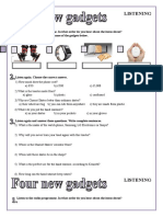 Listening Four Gadgets Passive Conversation Topics Dialogs Picture Description Ex - 70444