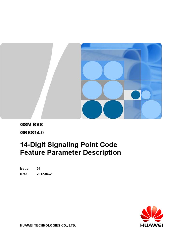 14Digit Signaling Point Code (GBSS14.0 01) PDF Trademark