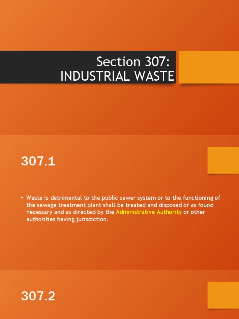 Industrial Waste Management Guidelines | PDF | Pipe (Fluid Conveyance ...