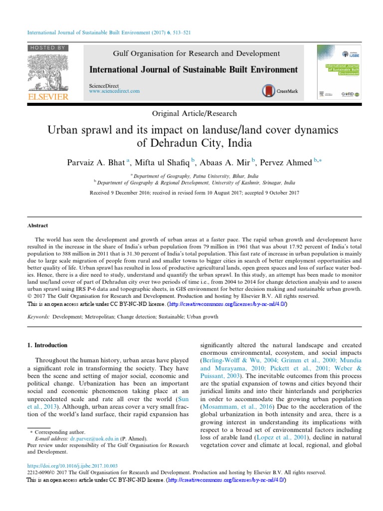 International Journal of Sustainable Built Environment | PDF | Remote ...