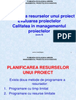 Cursul 3 Resurse Evaluare Proiect