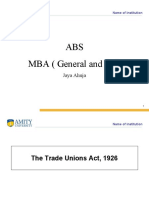 ABS MBA (General and HR) : Jaya Ahuja