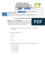 Matematica Grado 7 Evaluacion DIagnostica