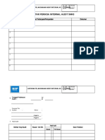 FORM 13 DAFTAR PERIKSA AUDIT SMK3 - Utama