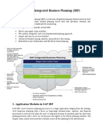 SAP HANA and Integrated Business Planning (IBP)