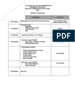 Tentatif Program Majlis Penutup