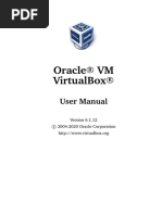 Oracle VM Virtualbox: User Manual