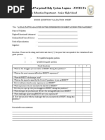 Validation Sheet