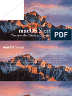 Apple macOS Sierra (Apple's New Desktop OS)