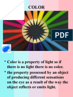 The Meaning and Properties of Color
