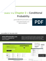Stats Yr2 Chapter 2::: Conditional Probability