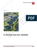 HB Fuller East Java Waste Water Treatment Report 2019