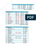 Daftar Alat Klinik (Fisioterapi & DR - Gigi)
