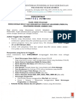 Pengumuman Desk Evaluasi Pmdkpa 2021