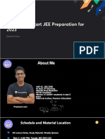 Strategy to Start JEE Preparation for 2023 With Anno