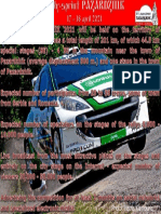Rally Sprint PAZARDZHIK 17 18.04.2021 Presentation