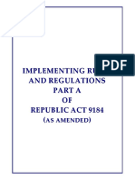 IRR A Amended RA 9184