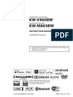 JVC KW-M865BW Manual