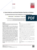 H. Pylori Infection and Antral Nodular Gastritis in Children