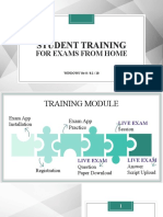 Exam From Home Windows Training 07012021